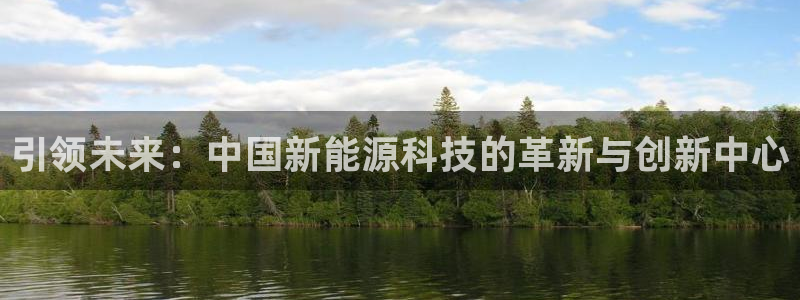 新宝gg和新宝123:引领未来:中国新能源科技的革新与创新中