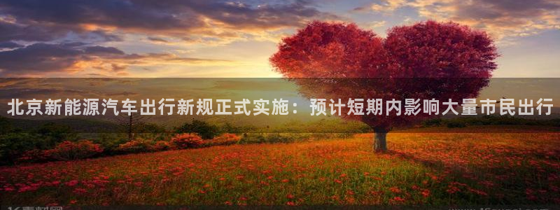 新宝gg直:北京新能源汽车出行新规正式实施:预计短期内影响大